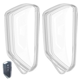 Huybaa Key Cover for VW Golf 8 MK8 GTE GTI ID.3 ID.4, Seat Leon MK4 Tarraco Ateca, 2 Pieces Car Key Remote Smart Key Case