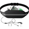 IkucheL Running Pouch, Waist Bag, Large Capacity, Waterproof, Lightweight, Smartphone