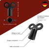 3X WEIDEBACH® Radiator Key Black, for All radiators Radiator Bleeding