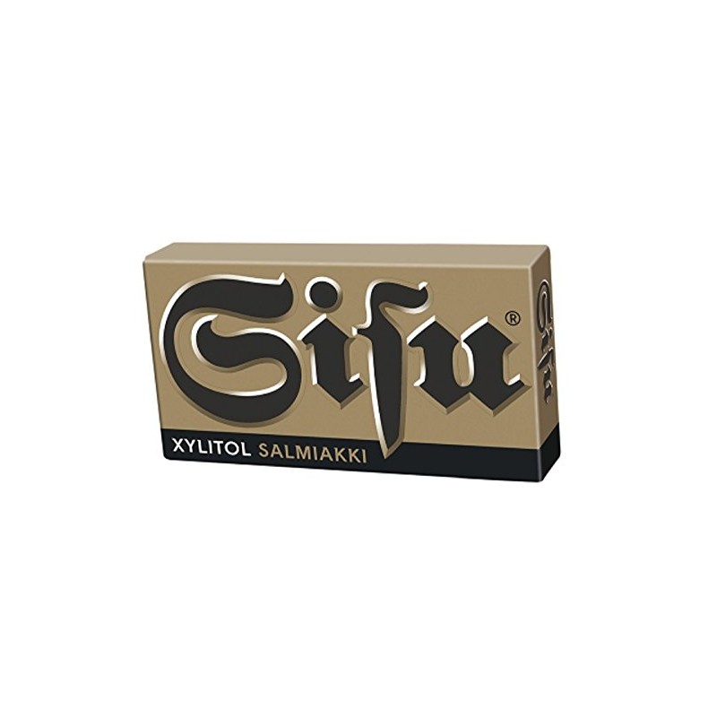 4 Boxes x 36g of Leaf Sisu Xylitol Salmiakki -