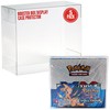 Collector's First Pick Plastic Booster Box Display Case for Pokemon
