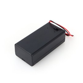 porta batteria 9v con interruttore, broche portapilas de 9 volts, Caja de soporte de batería PP3 de 9V voltios, caja de CC con cubierta de interruptor de encendido/apagado de cable