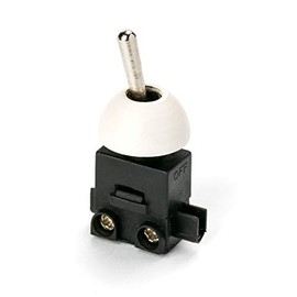 Built-in Switch Toggle Switch On/Off 250 V Lights 1-Pin 2(1) A LS-2 Gold Silver Antique Lamps Table Lamp Wall Lights (White)