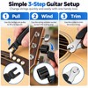 3-in-1 Guitar String Winder Tool for Restringing – Peg Winder,