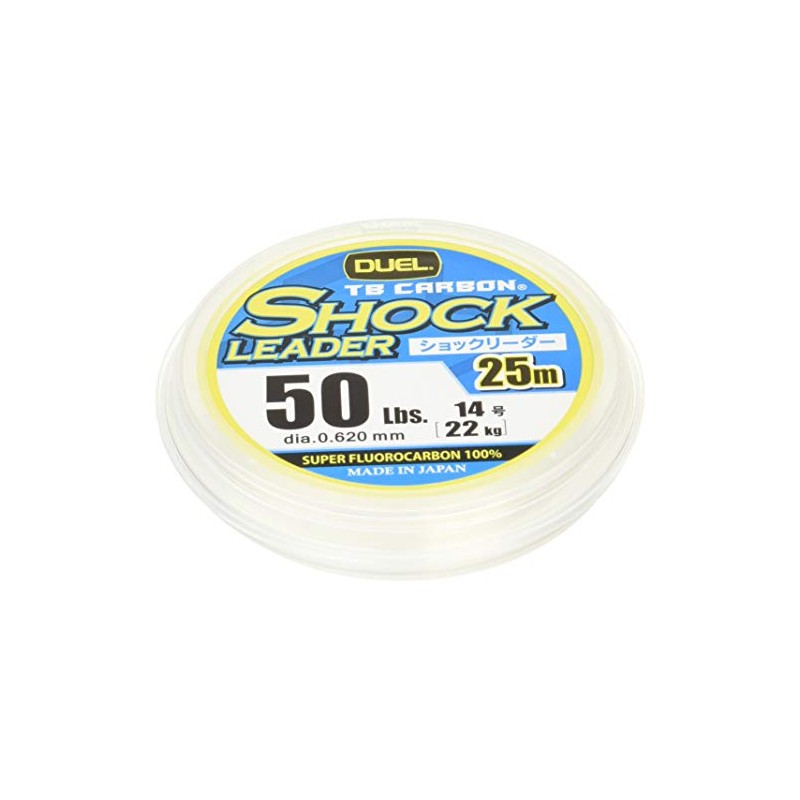 Duel Fluoroline 4 - 100 lbs TB Carbon Shock Leader,