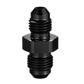 EVIL ENERGY 5AN Male to AN4 Male Flare Reducer Coupler Union Straight Adapter Fitting Black