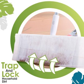 NatureZway Bamboo Floor Wipes|20 Wipes|Natural Bamboo Rayon|Soft and Durable|Works on Wood,Laminate,Tile|Compatible with Most Floor Cleaning Tools|Environmentally Friendly Product|Single