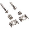 GOTOH String Retainer, Feather Shape, 2.5mm & 5mm Spacers, Nickel
