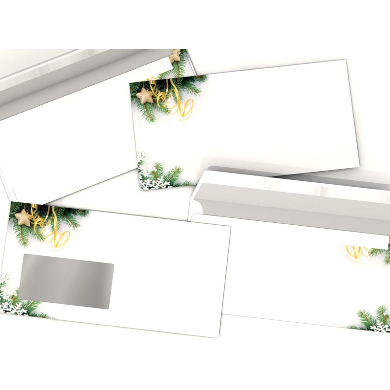 Fir Branch, 20 Sheets) Christmas Letter Paper 110 g/qm +