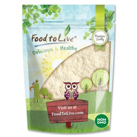 Food to Live - Blanched Almond Flour, 1 Pound Non-GMO Verified, Finely Milled, Raw, Vegan, Keto, Paleo, Bulk, Low Sodium, Low Carb. Good Source of Fiber, Protein, Vitamin E, Copper.