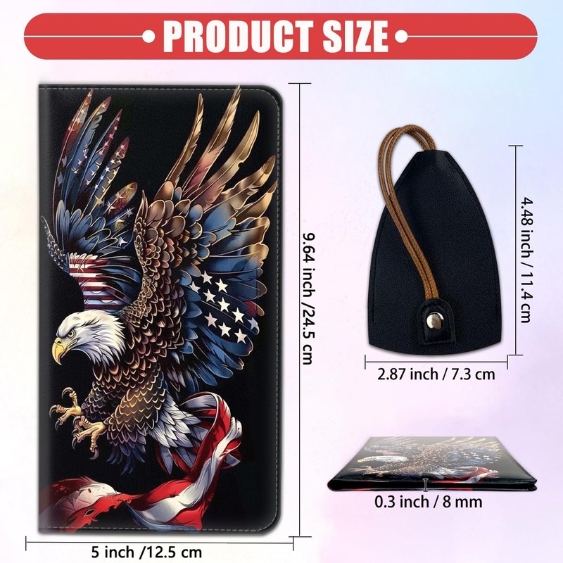 Car Registration and Insurance Card Holder for Women Men, Waterproof
