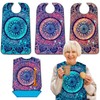 EpoBob 3 Pack Adult Bibs with Crumb Catcher, Washable and