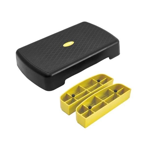 Venbytech for Aerobic Step Platform with Adjustable Risers for Home