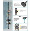 ADOVEL 4 Layer Corner Shower Caddy, Stainless Steel ​Constant Tension