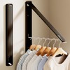 Deasolin Clothes Drying Rack, Laundry Room Wall Mounted Retractable Clothes