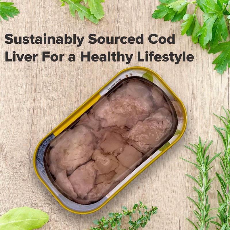 Riga Gold Cod Liver in Own Oil 4.27oz/ 121g From