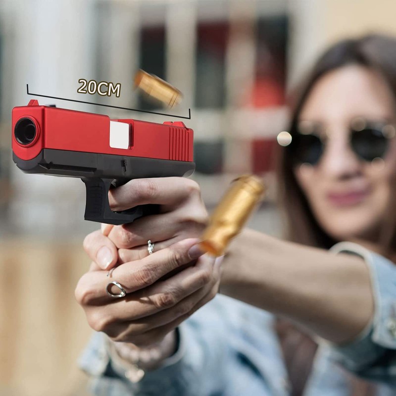 SK MISS Toy Foam Blaster, Red Plastic Toy Guns for