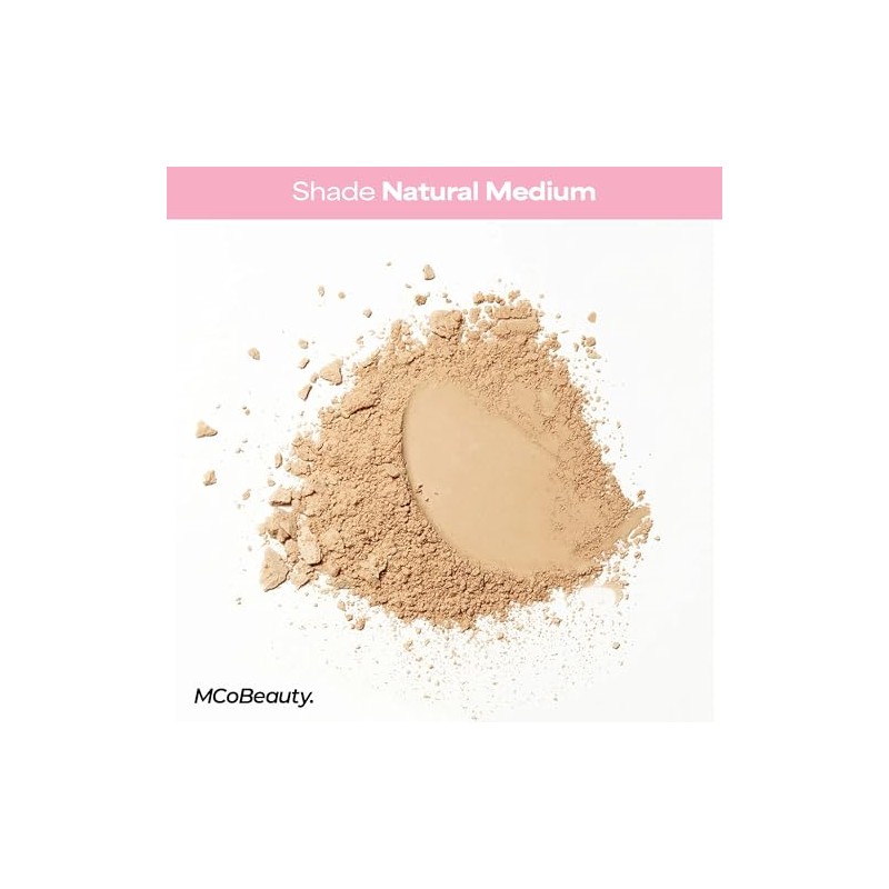 MCoBeauty Polvos Compactos Miracle Flawless - Tono 2 Natural Medio