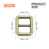 sourcing map Slide Buckle, 8Pcs 1 1/2" - Zinc Alloy