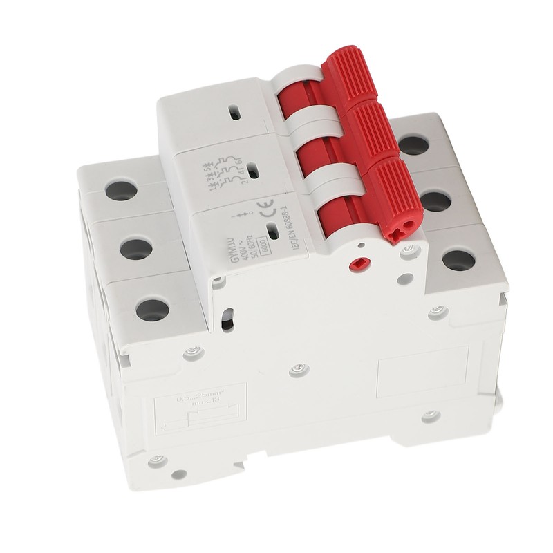 Miniature Circuit Breaker 6KA 3P DIN Rail Mounted Circuit Breaker