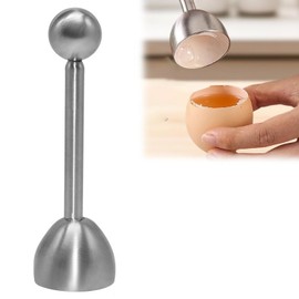 WUBAYI Egg Topper Stainless Steel - Egg Cracker for Boiled Eggs, Egg Shell Breaker, Egg Opener Tool with Precision Cutting, Easy Peel Egg Cutter for Breakfast & Cooking