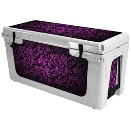 MightySkins (Cooler Not Included) Skin Compatible with RTIC 65 Cooler (2017 Model) - Purple Style | Protective, Durable, and Unique Vinyl Decal wrap Cover | Easy to Apply | Made in The USA