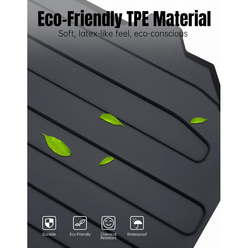 Rubber Bed Mat Liner for Polaris Ranger XP 1000/Ranger 1000