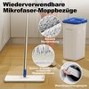 BEJOMOP Mop and Bucket Set, 60" Long Handle Mops for
