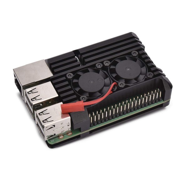 Unistorm Raspberry Pi 3 Model B+ Aluminum Case with Dual