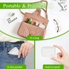 2 Pieces Pill Organizer Reusable Pocket Pill Case Portable Open