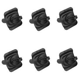 Tie Down Anchors Compatible with 2014-2023 Silverado Sierra 1500 2500 3500, 2015-2023 Colorado Canyon Truck Bed Cargo Tie Downs, 23146899 (6 Pack)