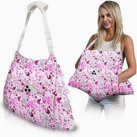 Hysterectomy Pillow for Abdominal Surgery, C Section Pillows, Post Hysterectomy Recovery Must Haves, Recovery Gifts Products, After Surgeries Tummy Tuck Pillow, Heart Surgery Pillows - Pink Bird