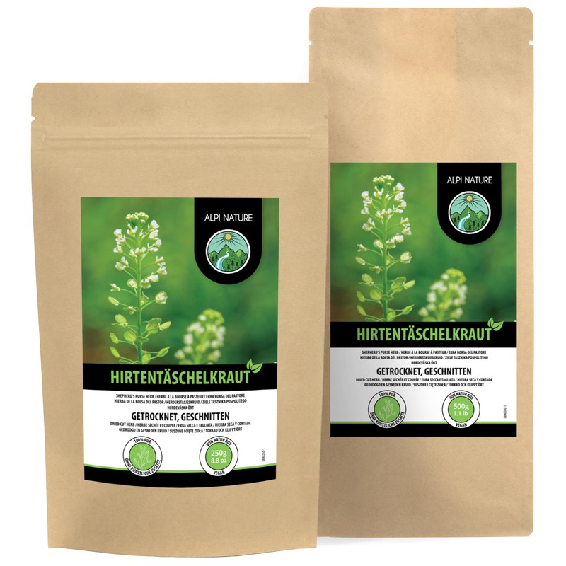 Shepherd's Purse Infusion, Shepherd's Purse Tea, Cut, Gently Dried, 100%