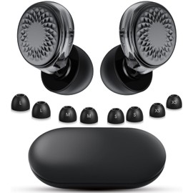 25 Neu Ohrstöpsel zum Schlafen, 45dB Noise Cancelling Ohrstöpsel, 0 Druckgefühl, Weich und Wiederverwendbar Gehörschutz Schlafen earplugs, BK