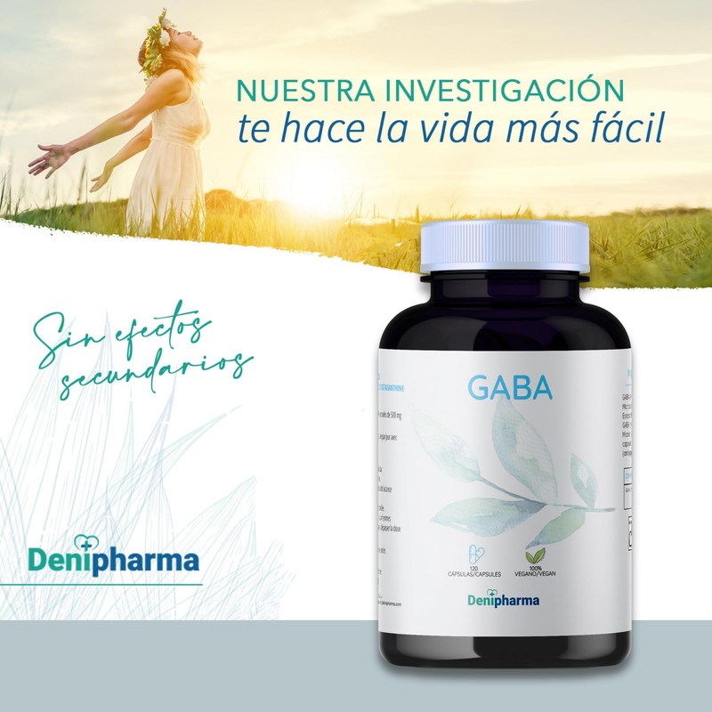 GABA 500mg - Natural Relaxation, Restful Sleep, Anti-Stress, Nervous System