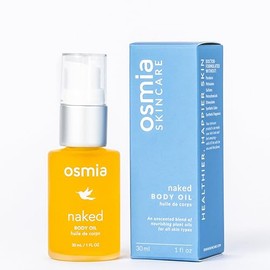 Osmia Cuidado De La Piel - Aceite Corporal Natural | Aceites De Rosa Mosqueta, Borraja Y Almendras Dulces | Suaviza, Alisa Y Nutre | Belleza Limpia Para Una Piel Sana (30 Ml)
