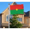 Burkina Faso Flag,3x5 FT Burkinabé Flag,36x60 Inch Large Digitial Double-Printed
