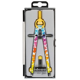 Idena 22073 – Quick Adjustment Compass, Style Bubbles, Pack of 1