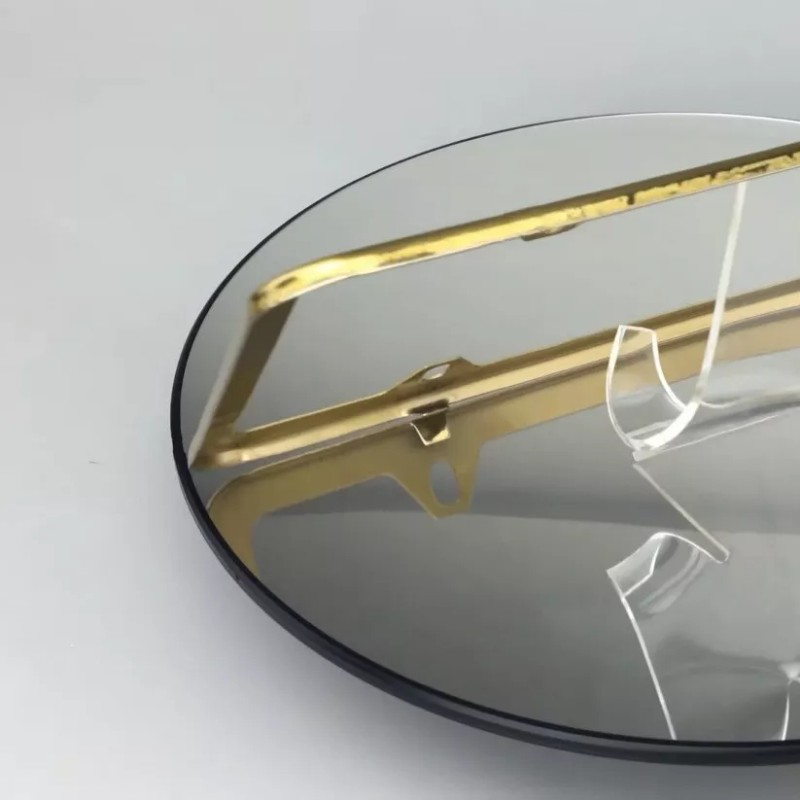 MotorVehicleParts Chevy 4 Holes Powder Coated Gold Stainless Steel License