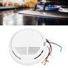 Natural Gas Detector Responsive Plastic Reliable Combustible Gas Leak Alarm