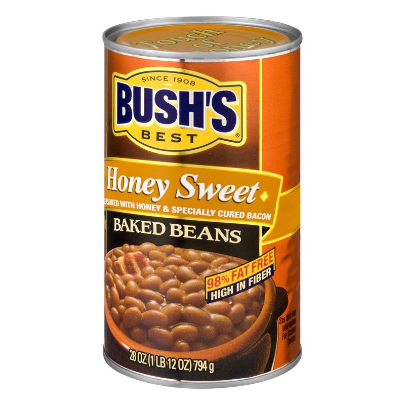 Bush's Best, Honey Baked Beans, 28oz Can (Pack of 4)