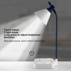 LED Table Light 3 Levels Dimming USB Charging Adjustable Gooseneck