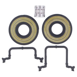 ApplianPar Cylinder Gasket Crankshaft Crank Seal Bearing Kit for Husqvarna 445 445E 445 II 450 Rancher Saw 460 465 Replaces 537245702