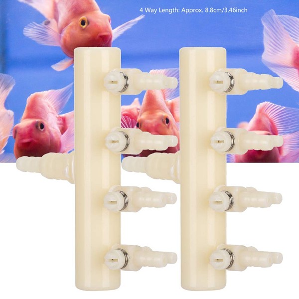 2PCS Plastic Split Valve air Pump Porous shunt Easy Operation