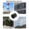 100Pcs Electric Fence Post End Caps Plug Insert Plastic Round