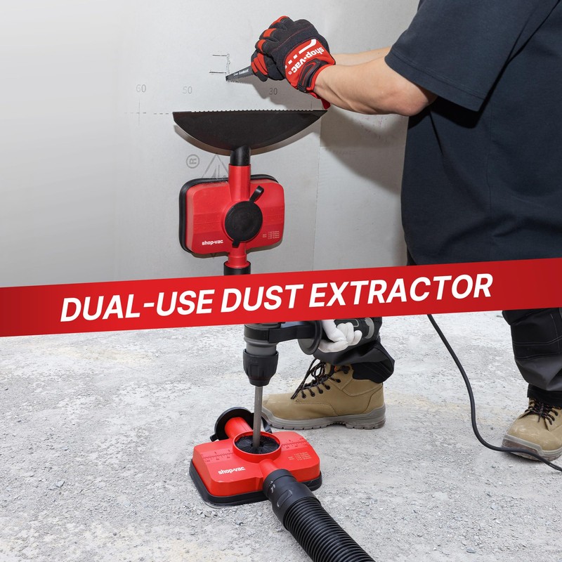 Shop-Vac Dust Collection Attachment, 2-in-1 Vacuum Dust Collection Attachment for
