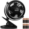Gazeled Clip on Fan Battery Operated, 360° Rotation, with 8