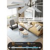 JSAITEE 52 inch Ceiling Fan with Light, 6 Speeds Reversible