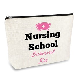 Nursing School Gifts Cosmetic Bag Gift Nurse Gifts for Women Nurse Makeup Bag Practitioner Gift Nurse Appreciation Gift Nurses Day Birthday Graduation Gift for Nurse Nursing Student Makeup Pouch