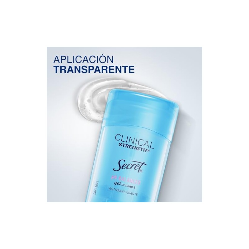SECRET, Desodorante Mujer, Clinical Strength, Desodorante Clinical, Gel Invisible, PH